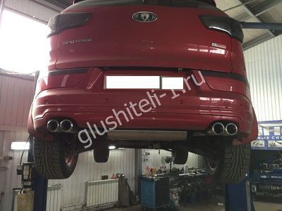 Замена выхлопной системы Kia Sportage III